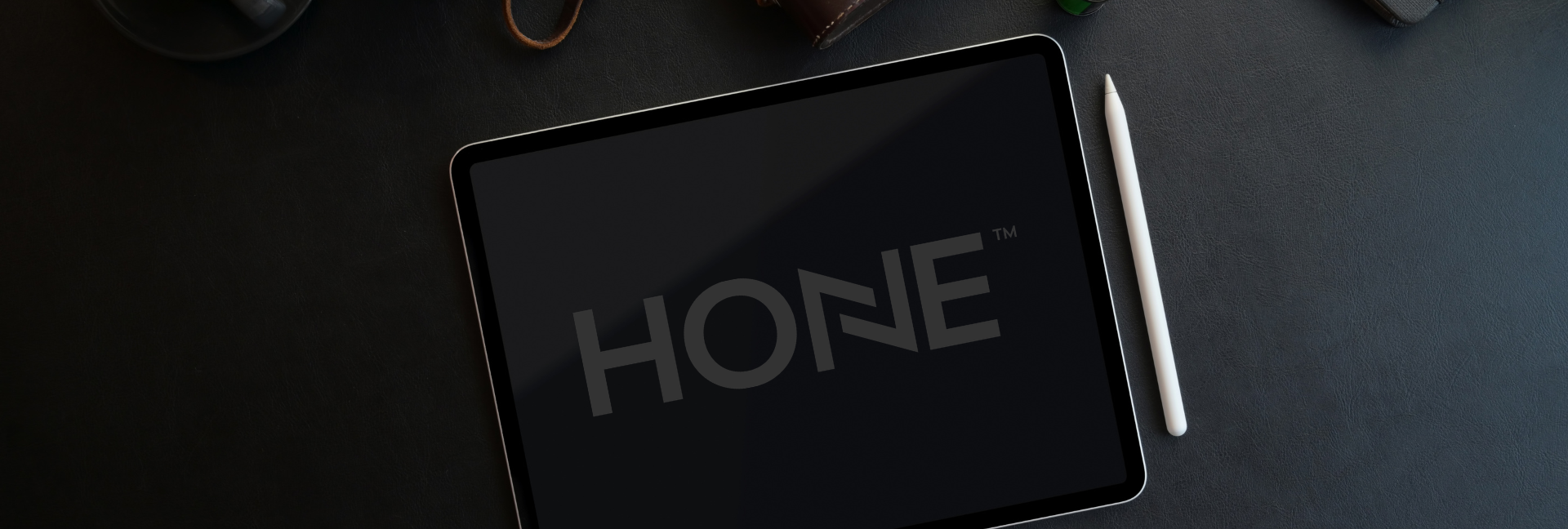 hone digital logo on ipad