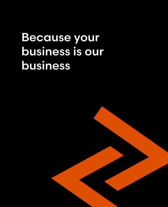 because your business is our business card